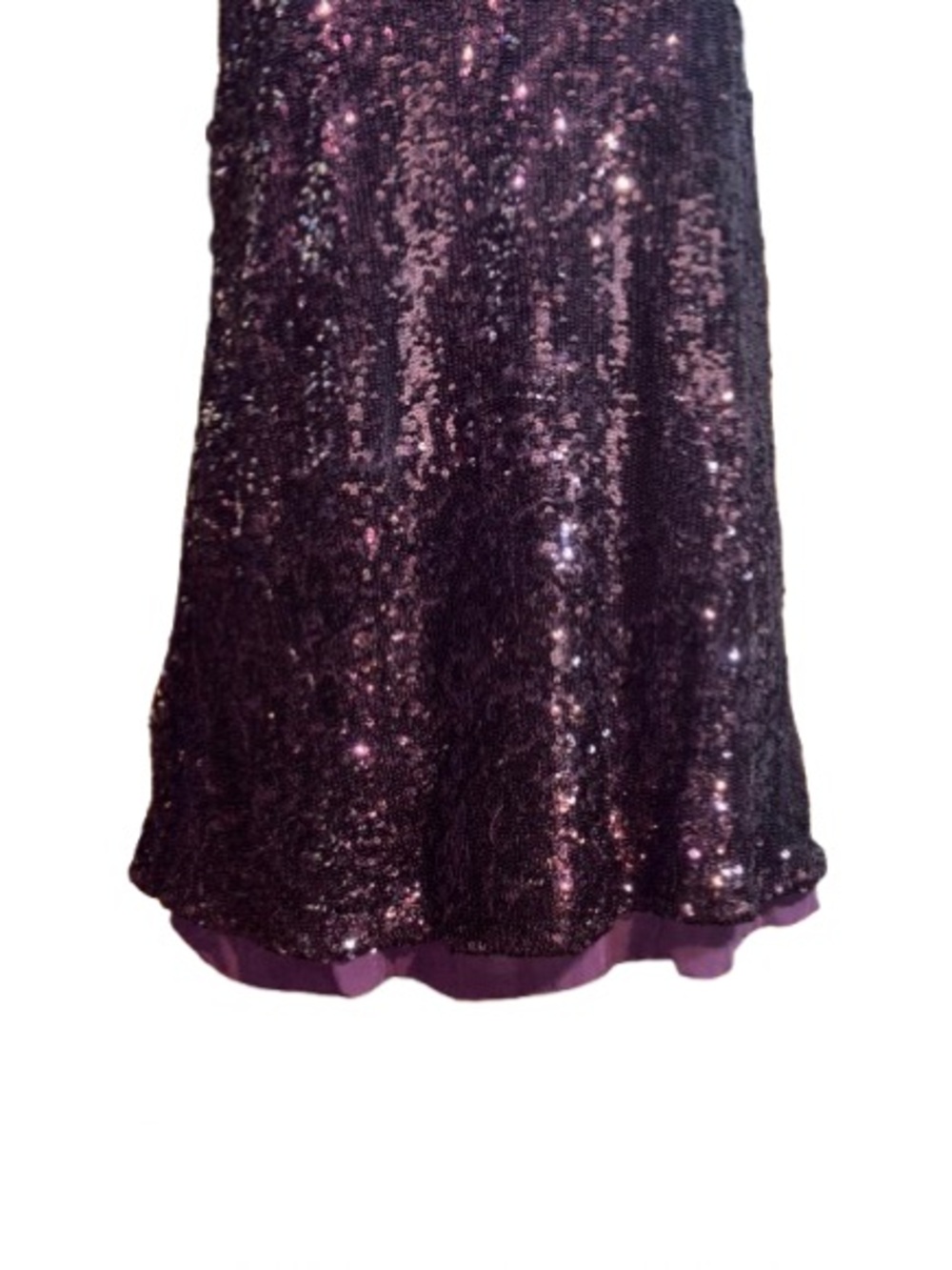Free People Gold Rush Sequin Mini Dress small purple - Picture 6 of 13